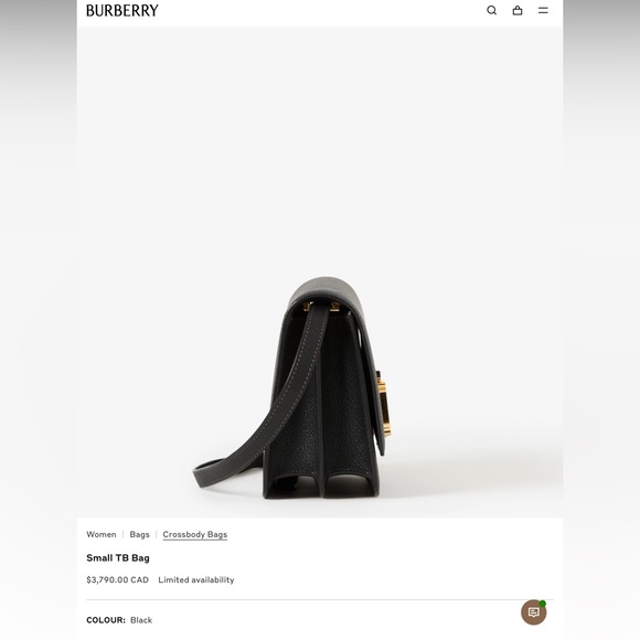 Authentic Burberry small TB bag, full leather both exterior and interior - Picture 10 of 10